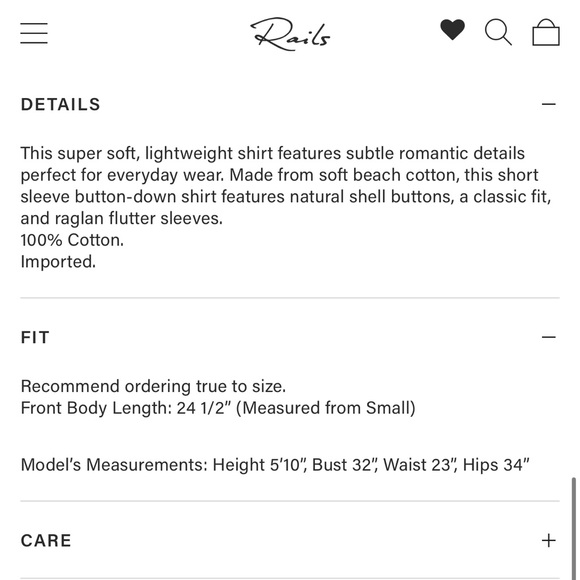 Rails NWT Alena Mod Floral Top Size Small - Picture 8 of 15